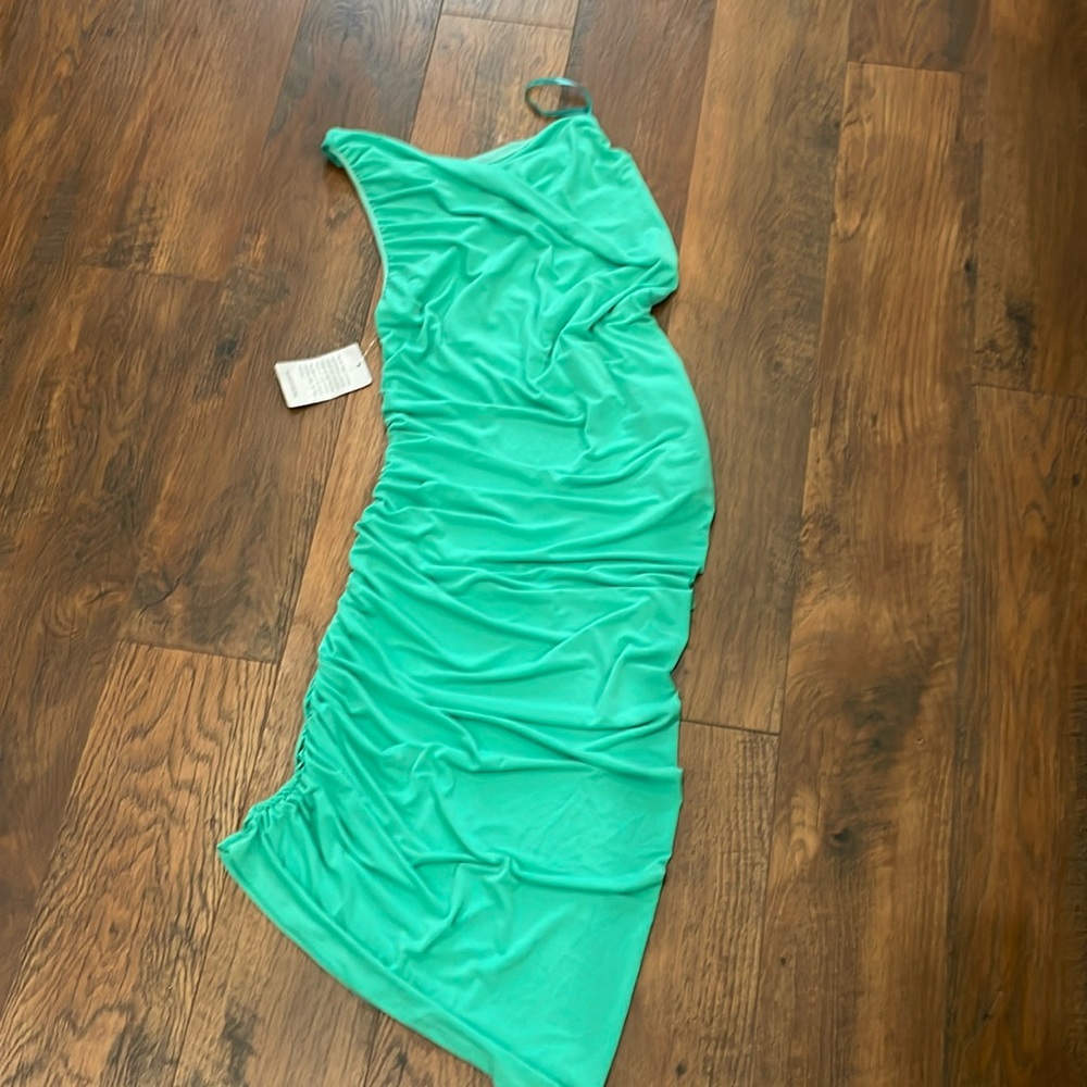 New half shoulder dress